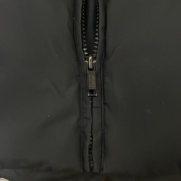 Banana Republic Black/Navy Puffer Vest XS Sleeveless Quilted Zip Up Winter Warm - Picture 6 of 6